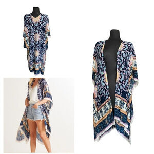 Lovestitch Hailee Floral Wrap Kimono one size